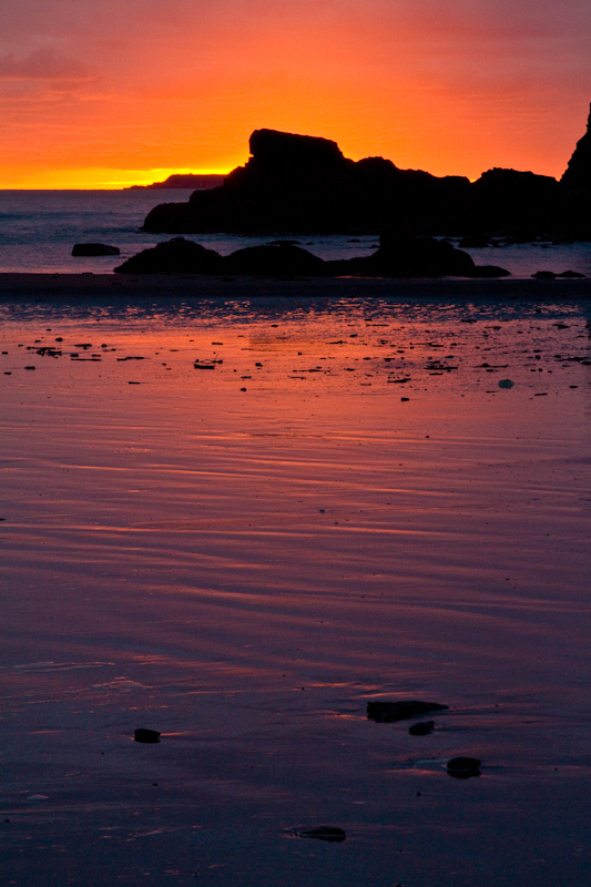 Ruby Beach At Sunset